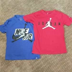 Nike Jordan shirts size youth/boys small.